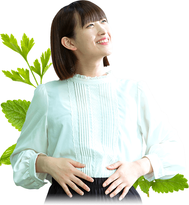 スッキリした表情の女性