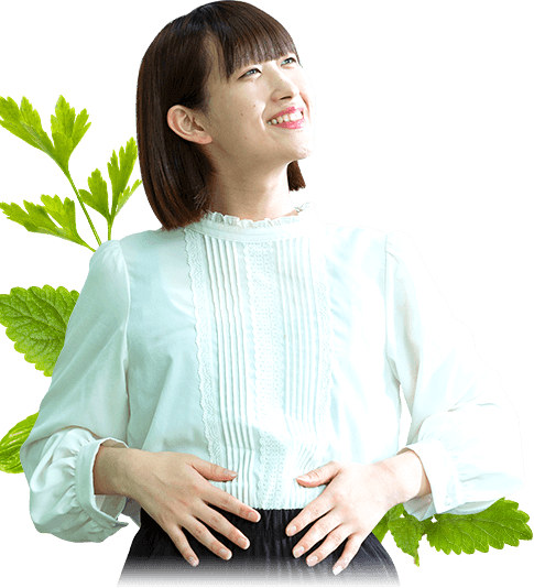 スッキリした表情の女性